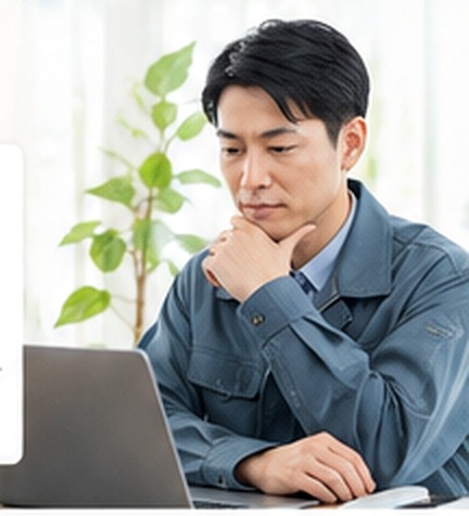 身体の状態を確認する働く人のイメージ
