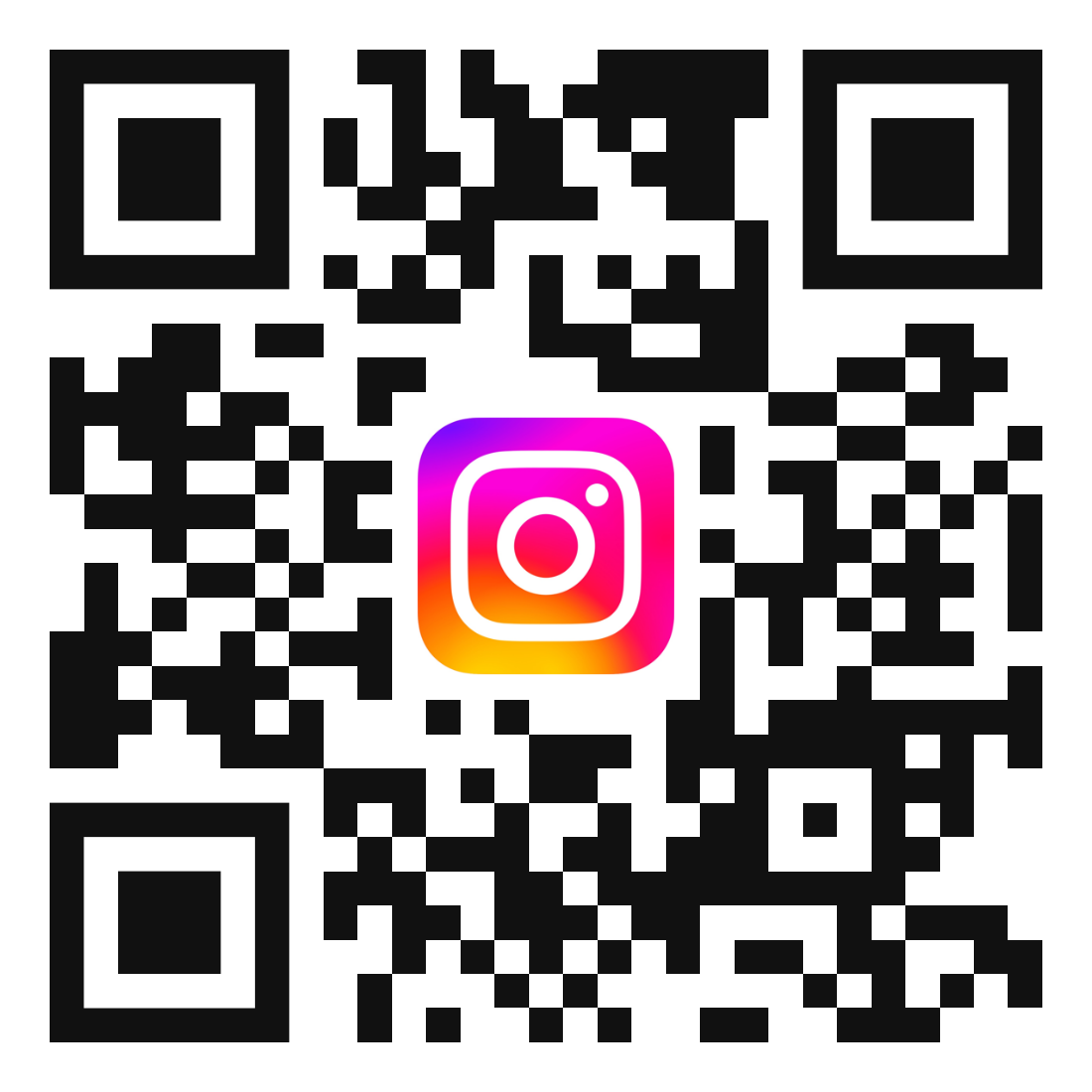 Well PlusのInstagramへアクセスするQRコード